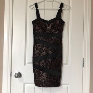 Black lace dress
